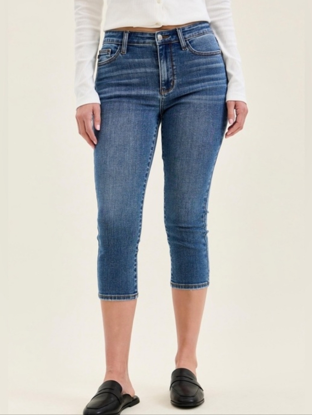 Judy Blue Skinny Fit Capri Sz 0